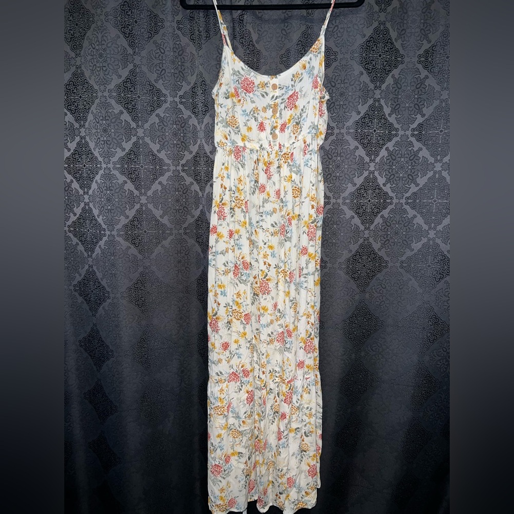 T.J.Maxx Multicolor Floral Maxi Dress